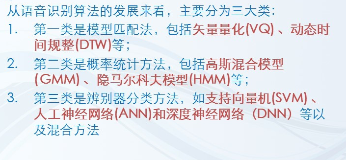 语音识别核心技术